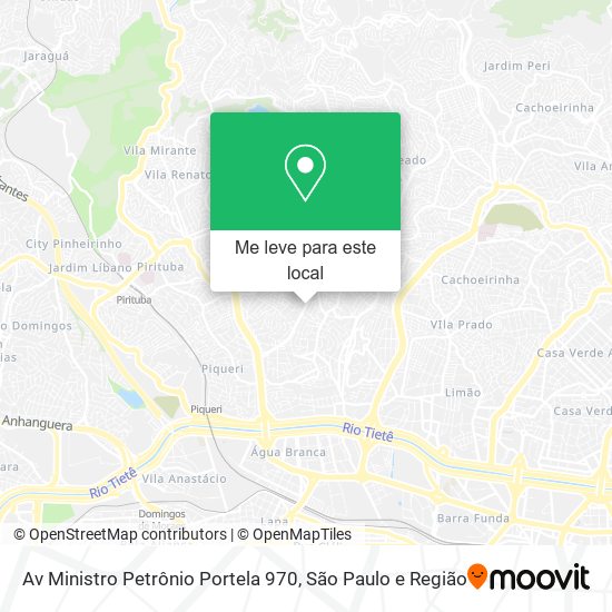 Av  Ministro Petrônio Portela 970 mapa