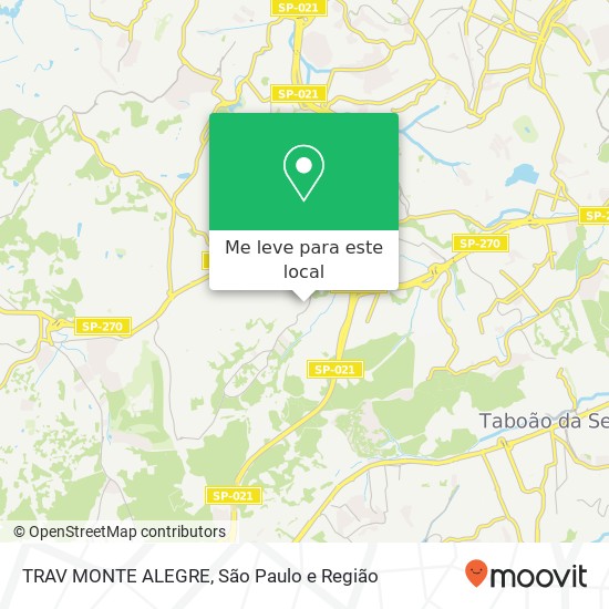 TRAV MONTE ALEGRE mapa