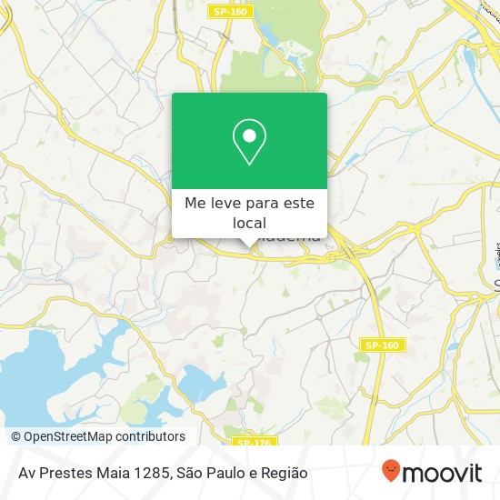 Av  Prestes Maia 1285 mapa