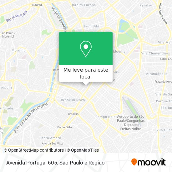 Avenida Portugal 605 mapa