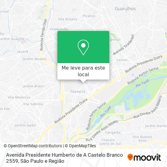 Avenida Presidente Humberto de A  Castelo Branco 2559 mapa