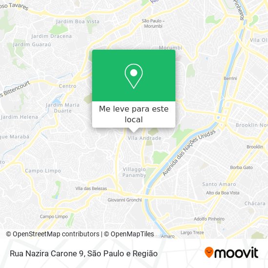 Rua Nazira Carone 9 mapa