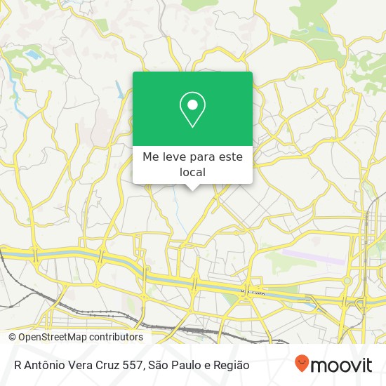 R Antônio Vera Cruz 557 mapa