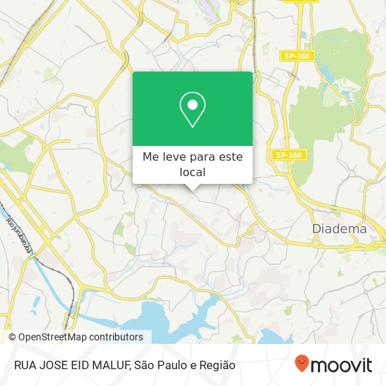 RUA JOSE EID MALUF mapa