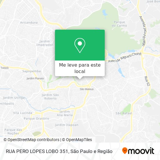 RUA PERO LOPES LOBO 351 mapa