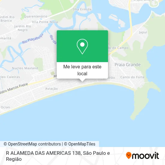 R ALAMEDA DAS AMERICAS 138 mapa