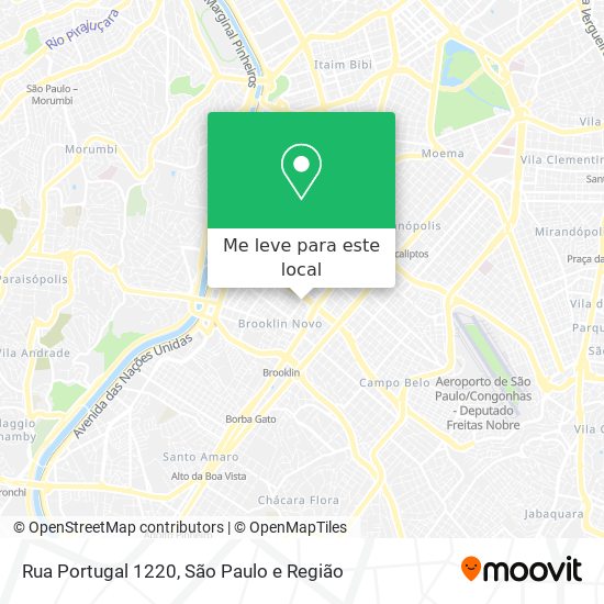 Rua Portugal 1220 mapa