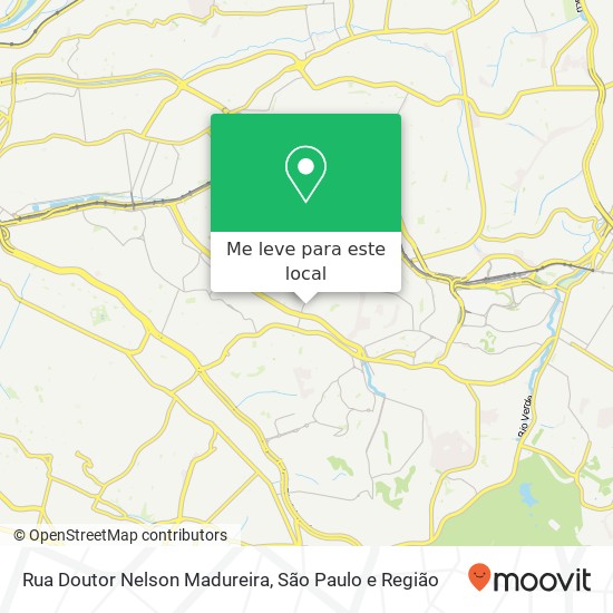 Rua Doutor Nelson Madureira mapa