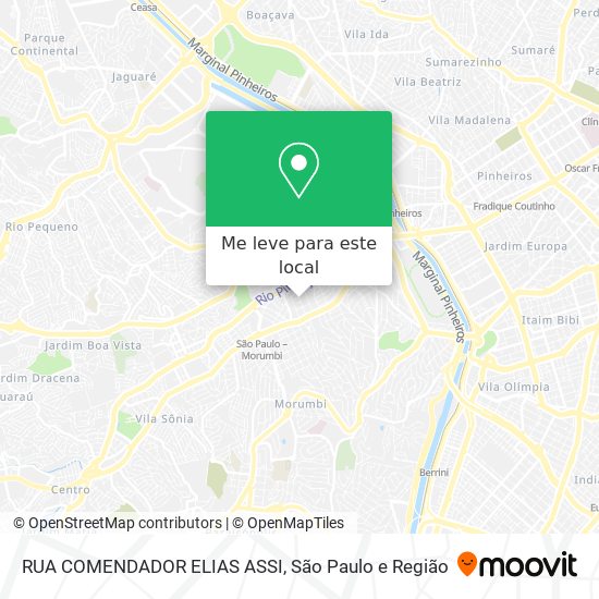 RUA COMENDADOR ELIAS ASSI mapa