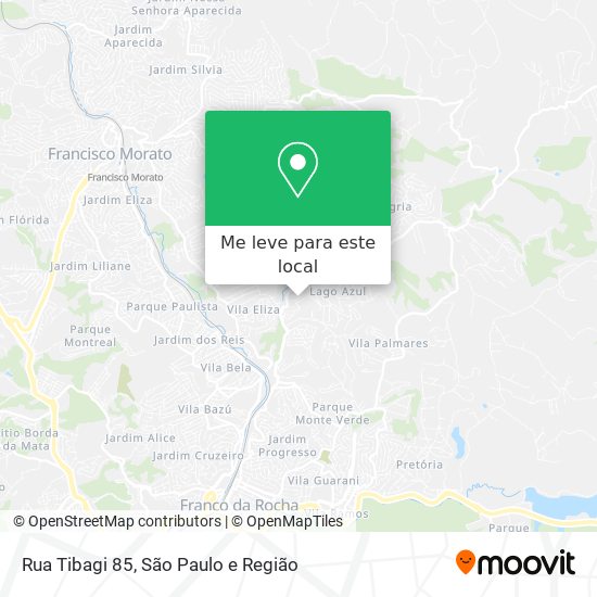 Rua Tibagi 85 mapa