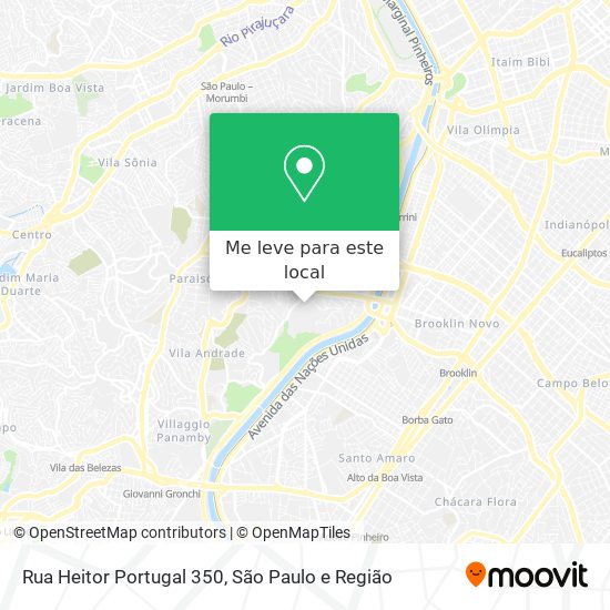 Rua Heitor Portugal 350 mapa