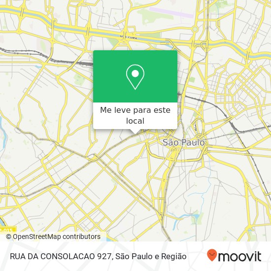 RUA DA CONSOLACAO 927 mapa