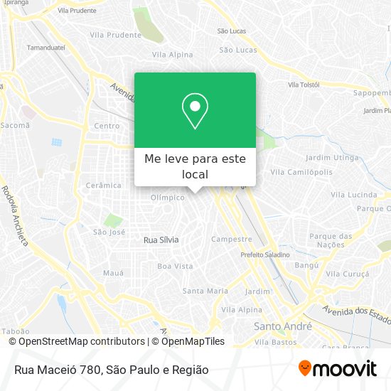 Rua Maceió 780 mapa