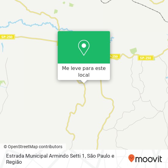 Estrada Municipal Armindo Setti 1 mapa