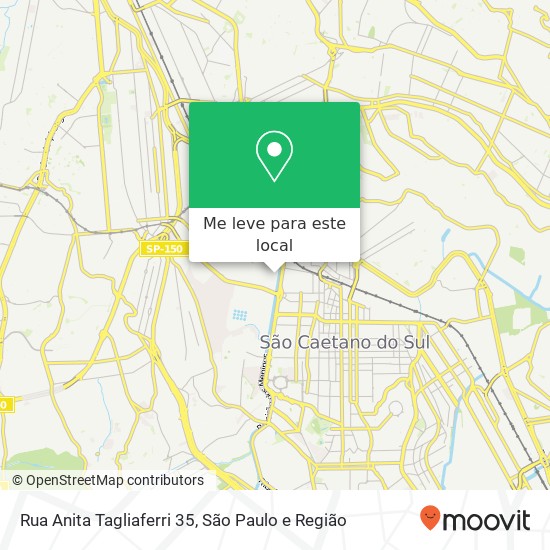 Rua Anita Tagliaferri 35 mapa