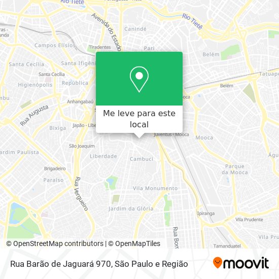 Rua Barão de Jaguará  970 mapa
