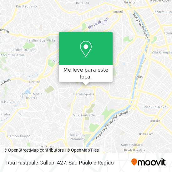 Rua Pasquale Gallupi 427 mapa