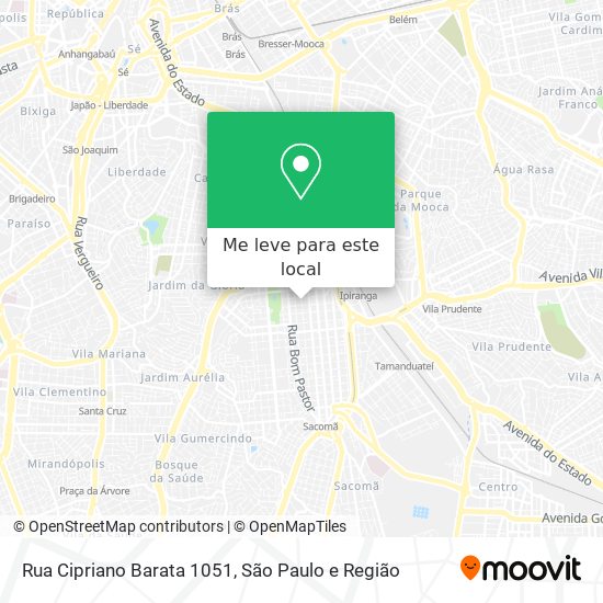 Rua Cipriano Barata 1051 mapa