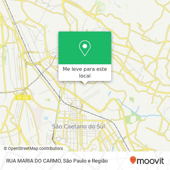 RUA MARIA DO CARMO mapa