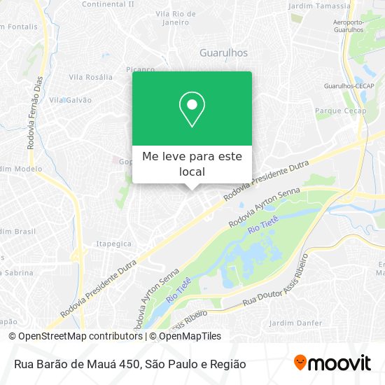 Rua Barão de Mauá  450 mapa