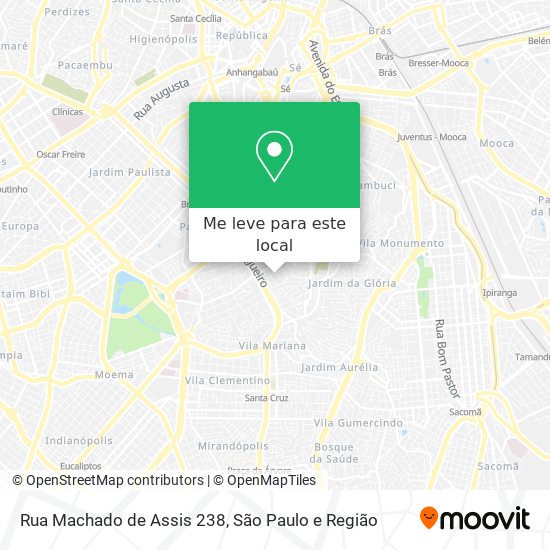 Rua Machado de Assis 238 mapa