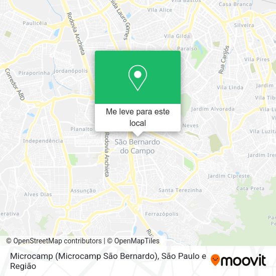 Microcamp (Microcamp São Bernardo) mapa