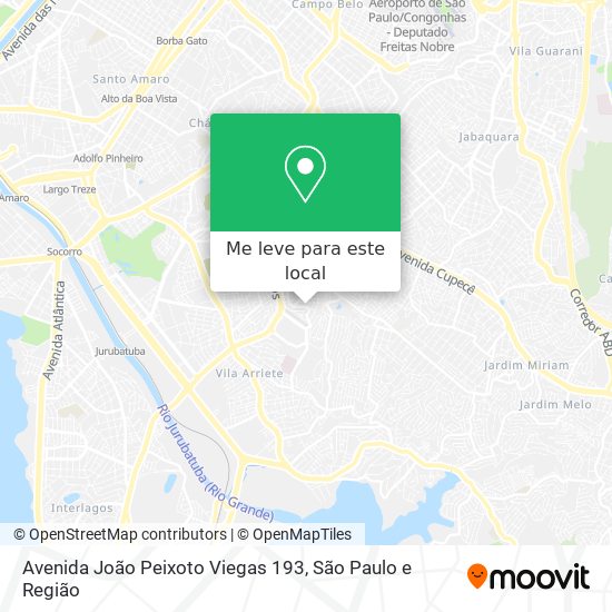Avenida João Peixoto Viegas 193 mapa