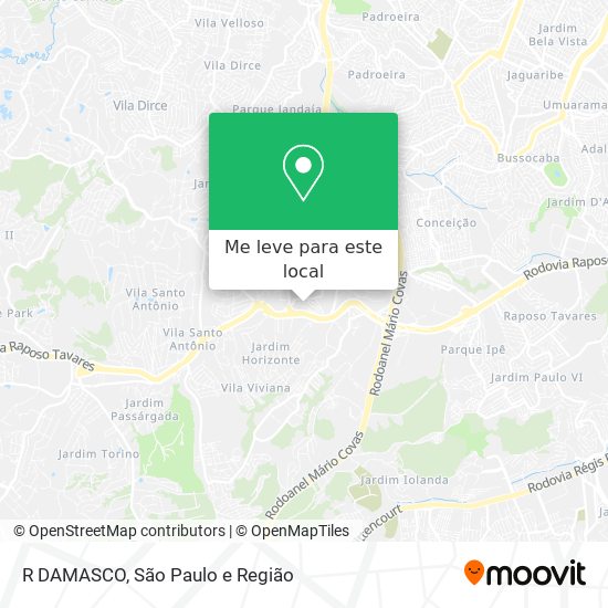 R DAMASCO mapa