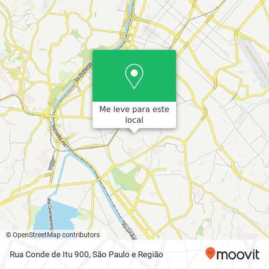 Rua Conde de Itu 900 mapa