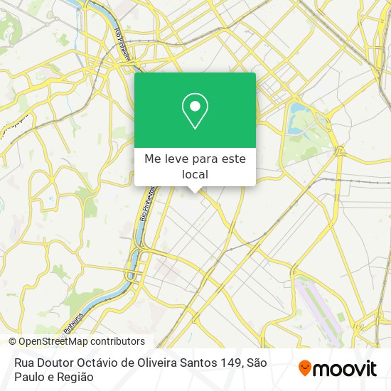 Rua Doutor Octávio de Oliveira Santos 149 mapa