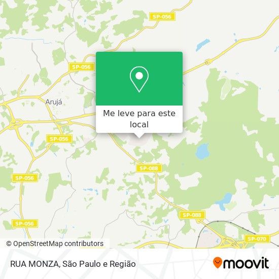 RUA MONZA mapa