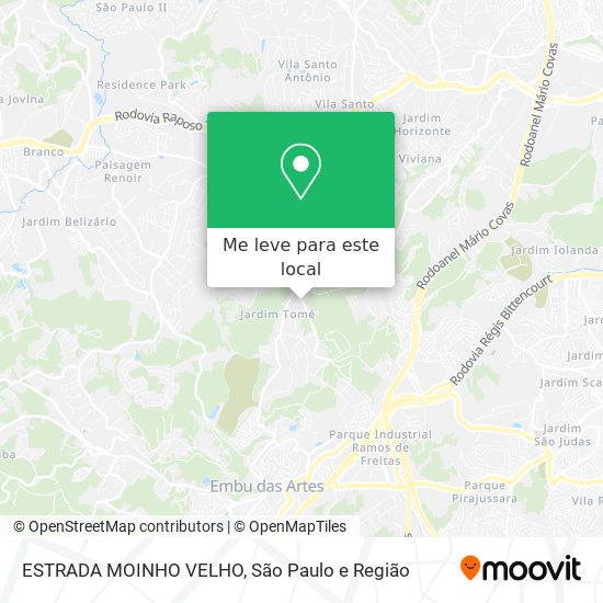 ESTRADA MOINHO VELHO mapa