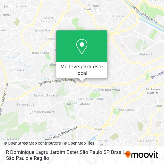 R  Dominique Lagru   Jardim Ester  São Paulo   SP  Brasil mapa