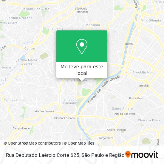 Rua Deputado Laércio Corte 625 mapa