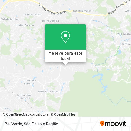 Bel Verde mapa