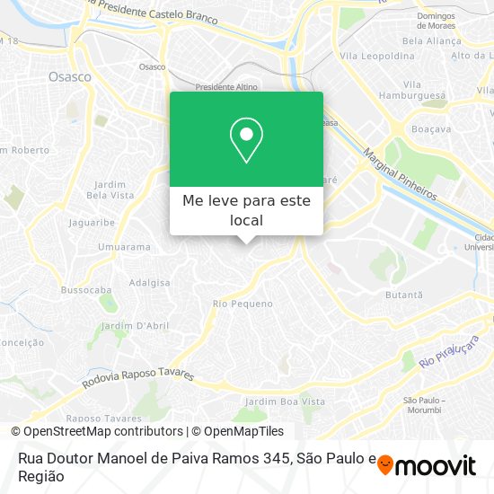 Rua Doutor Manoel de Paiva Ramos 345 mapa