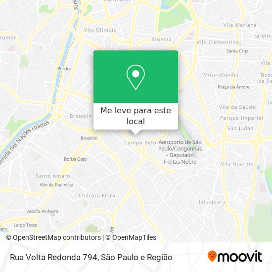 Rua Volta Redonda 794 mapa