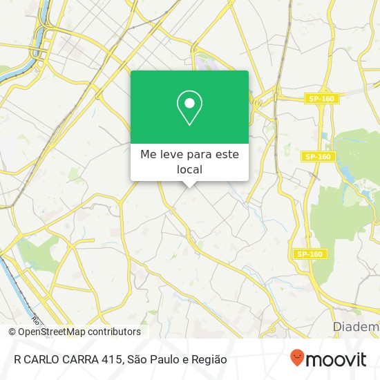 R CARLO CARRA 415 mapa
