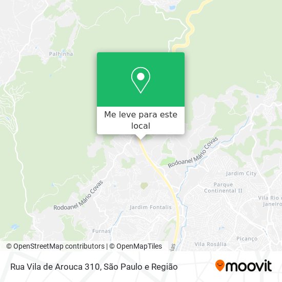Rua Vila de Arouca 310 mapa
