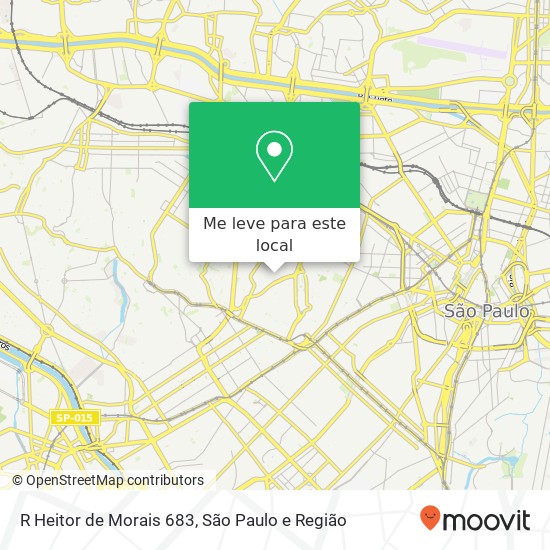 R Heitor de Morais 683 mapa