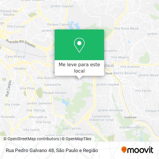 Rua Pedro Galvano  48 mapa