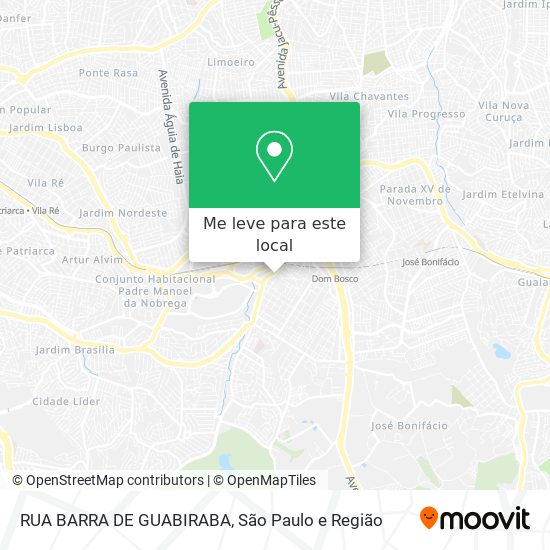 RUA BARRA DE GUABIRABA mapa