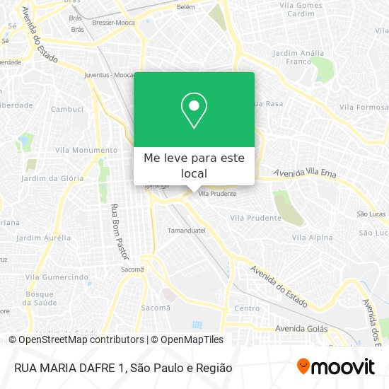RUA MARIA DAFRE 1 mapa