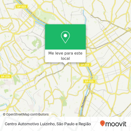 Centro Automotivo Luizinho mapa