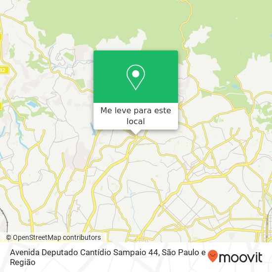 Avenida Deputado Cantídio Sampaio  44 mapa