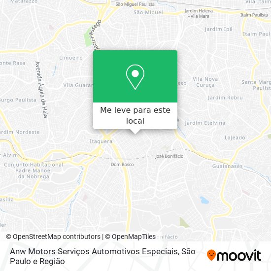 Anw Motors Serviços Automotivos Especiais mapa