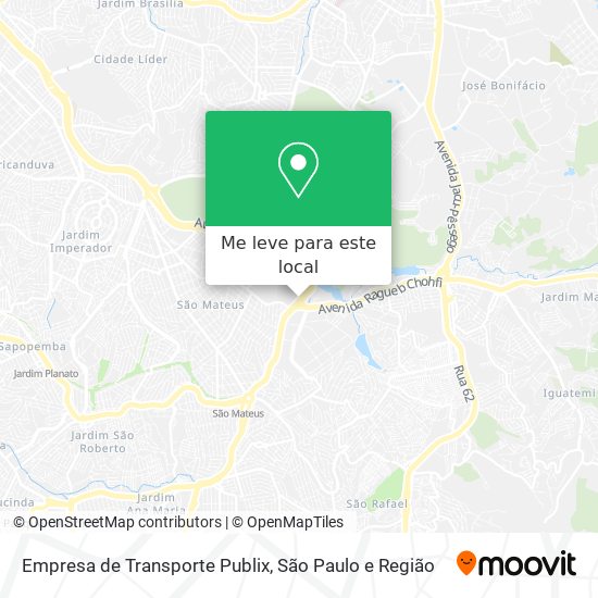 Empresa de Transporte Publix mapa
