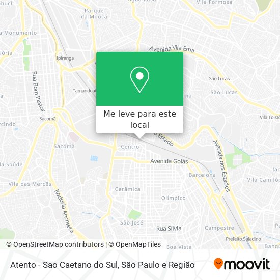 Atento - Sao Caetano do Sul mapa