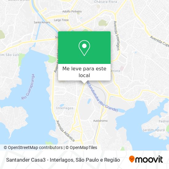Santander Casa3 - Interlagos mapa