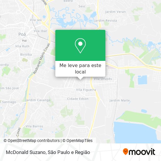 McDonald Suzano mapa